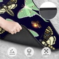 thumbnail image 3 of XMXT Waterproof Floor Mats for Cars, Butterfly Firefly Skull Non-Slip Universal Fit Auto Carpet Car Decor Mat for Women Men, Set of 4, 3 of 6