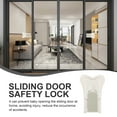 thumbnail image 3 of 3Pcs Window Lock Sliding Door Window Stopper Adjustable Window Security Lock White, 3 of 9