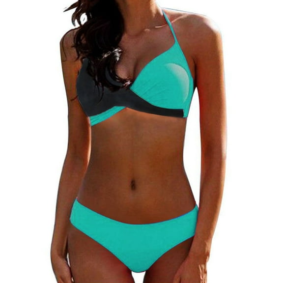 2-Piece Women's Padded Push-up Bra Bikini Swimsuit Bathing Swimwear Beachwear Summer Set