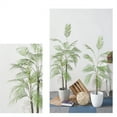 thumbnail image 5 of Artificial Palm Tree, 4ft/5ft Tall Decorative Fake Palm Tree In Pot, Large Fake Palm Tree, Home Indoor Outdoor Corner Decor for Living Room Office Patio, 5 of 5
