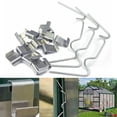 thumbnail image 2 of Lefu Greenhouse Glazing Clips W / Z Glass Clips Spring Wire Spares,50pcs X Z Clips and 50pcs X W Clips, 2 of 5