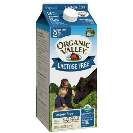 Organic Valley Lactose Free Reduced Fat Milk, 64 oz