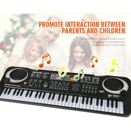54*17*5.5cm Kid's Children 61 Keys Small Music Electronic Digital Keyboard Key Board Electric Organ Piano Toys