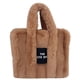 thumbnail image 1 of Btafrte Bolso Mano Piel Sintética Diseñador Felpa Suave para Mujer Bolsos Cruzados Invierno (caqui), 1 of 7