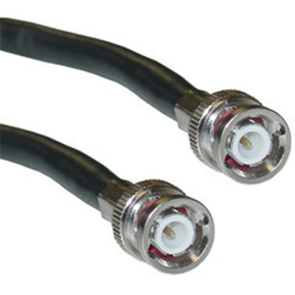 BNC RG6 Coaxial Cable Black BNC Male UL rated 6 foot
