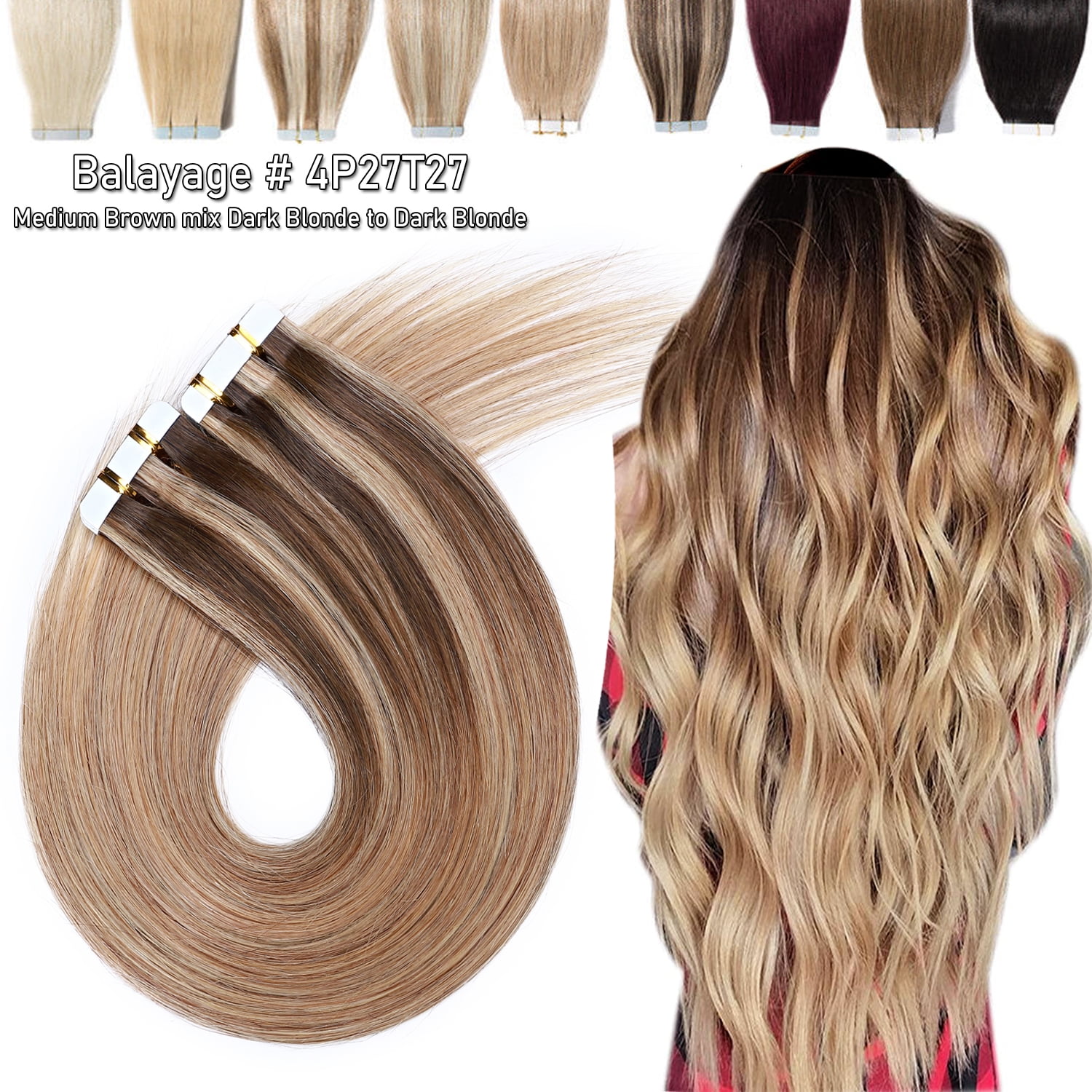 tape in hair extensions 100g