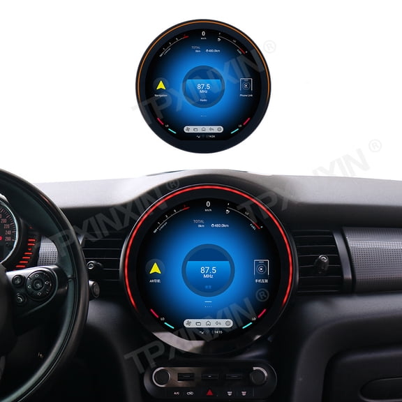 TPXINXIN 11.8 inch Car Radio For BMW MINI F55 F56 F57 2015-2022 Stereo Upgrade Touch Screen Wireless CarPlay Android Auto GPS Navigation