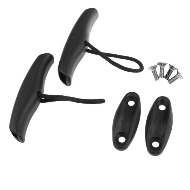 2 Piezas Mango con Tornillos de Cuerda Sunnimix Agarre de la manija de Kayak