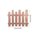 thumbnail image 3 of Sltwyw Decorative Plastic Garden Fencing - 24" Picket Edging for Lawn Borders, Flower Beds, Plant Protection, and Landscape Design, 3 of 6