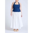 thumbnail image 3 of ELOQUII Women's Plus Size Comfort Stretch Denim Halter Top, 3 of 3