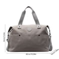 thumbnail image 3 of Canvas Duffel Bag for Women, Large Capacity Travel Weekender with Crossbody Strap, Casual Gym Tote for Yoga, Overnight Carryall, Weekend Getaway, Daily Outing, Adjustable Handbag, 3 of 6
