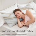 thumbnail image 6 of White Golden Marble Body Pillow Cover 20x54, Modern Abstract Art Marble Crack Decorative Pillowcase with Zipper, Microfiber Pillow Protector, Soft Breathable Long Lumbar Pillowcases for Women, 6 of 9
