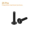 thumbnail image 3 of Unique Bargains Flanged Button Head Socket Cap Screws, 25 Pack M5x25mm 304 Stainless Steel Bolts, 3 of 5