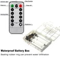 thumbnail image 2 of Battery String Lights, 33ft/10m 100 LED Bulb Warm White Battery Operated Globe String Lights with Remote Controller, Decorative Timer Fairy Light for Christmas/Wedding/Party Indoor and Outdoor, 2 of 5