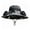A, variant on Solar Powered Fan Hat Rechargeable Wide Brim Sun Hat Cooling Fan for Fishing, Hiking, Camping, Gardening and Outdoor Work