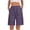 Purple, variant on BUIGTTKLOP Shorts for Women Summer Quick Dry Cargo Shorts with Pockets Outdoor Drawstring Knee Length Hiking Short