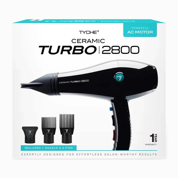 Tyche Ceramic Turbo 2800 Hair Dryer – Model 2800