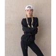 thumbnail image 3 of COOZO Ladies Oversize Crew Neck Sweatshirt, 3 of 20