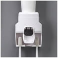 TIIFSWHS Automatic Toothpaste Squeezing Toothbrush Holder Wallmounted