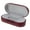 with mirror 1-Red, variant on Portable Glasses Case Double Eyeglasses Case Eyeglasses Holder Double Layer Glasses Case Glasses Case