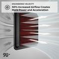 thumbnail image 5 of K&N Engine Air Filter: High Performance, Premium, Washable, Replacement Filter: 2007-2019 Nissan/Infiniti/Suzuki/Fiat V6 (370Z, FairladyZ, Skyline 370 GT, QX50, Q40, Q60, G37, EX37), 33-2399, 5 of 7