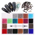 thumbnail image 3 of 21 Rejillas Multicolor Mezclado Rhinestones Gems Beads Ropa Fabricación de Joyas Salvador 2880 Piezas por Rejilla, 3 of 6