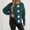 Green, variant on Womens Sweaters Sevevn Women's Casual Flower Round Neck Fashion Fall/Winter Long Sleeved Pullover Sweater Top