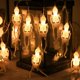 thumbnail image 3 of Cadena de luces LED con esqueleto para Halloween, decoración navideña, control remoto a batería para el hogar, decoración al aire libre, decoraciones para fiestas, 3 of 5