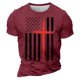 thumbnail image 1 of Camisetas de Manga Larga para Hombres Imprimir Casual Cuello Redondo Camiseta de Manga Corta, Camisetas de Manga Larga para Hombres Algodón, 1 of 4