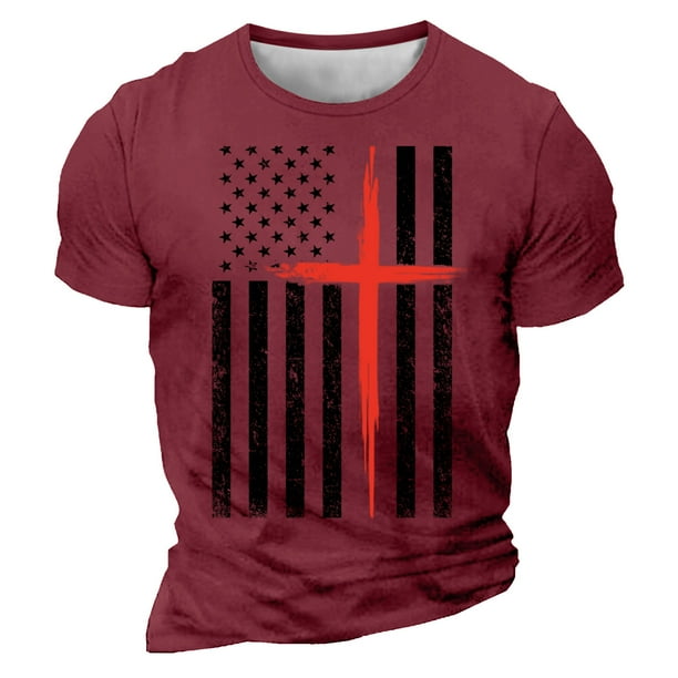 Camisetas de Manga Larga para Hombres Imprimir Casual Cuello Redondo Camiseta de Manga Corta, Camisetas de Manga Larga para Hombres Algodón