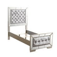 thumbnail image 5 of Glory Furniture Hollywood Hills Twin Panel Bed in Silver Champagne, 5 of 8