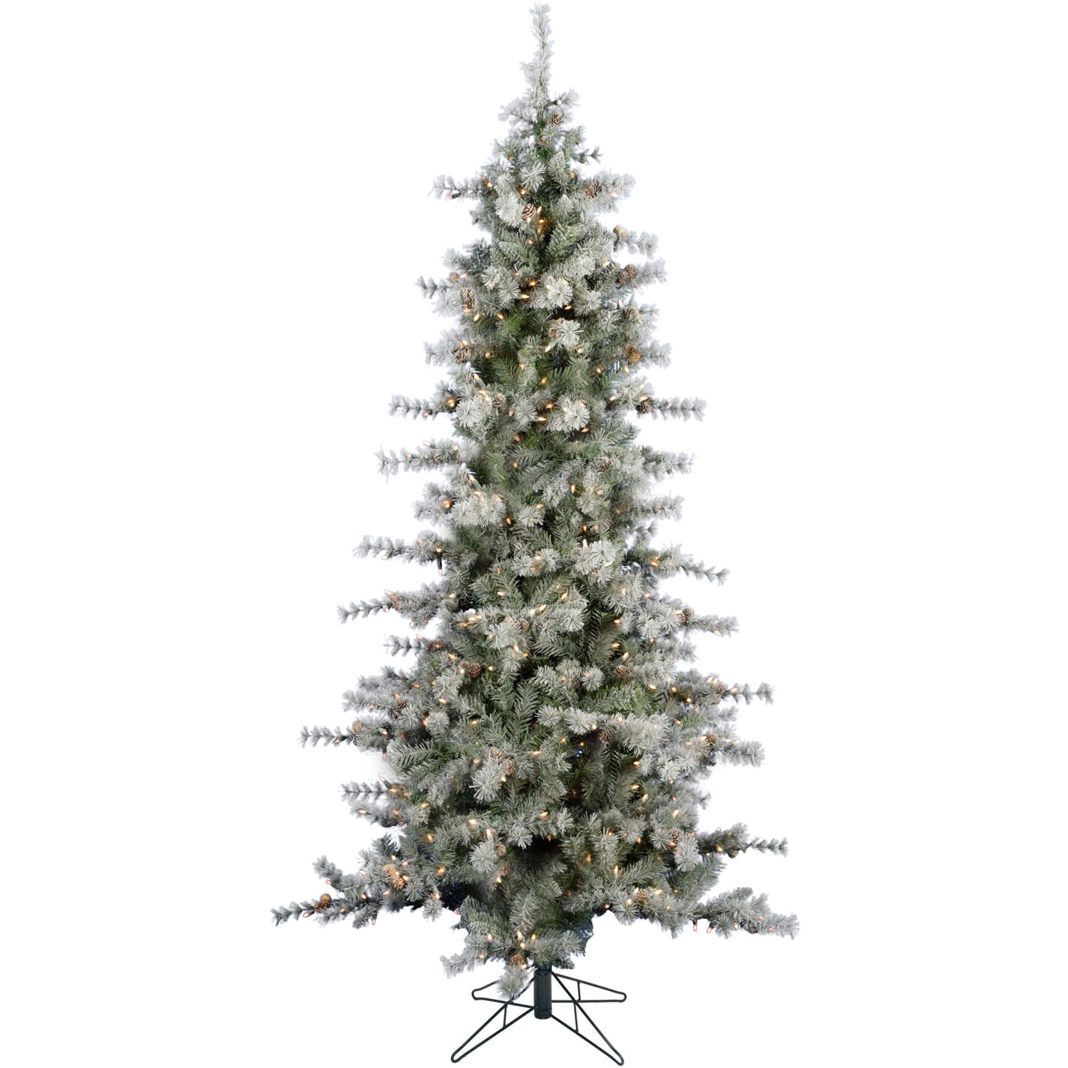 Fraser Hill Farm 9 Ft. Buffalo Fir Slim Artificial Christmas Tree with