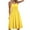 Yellow, variant on Aoochasliy Summer Dresses for Women Seaside Sling Sleeveless V-Neck Solid Color Casual Dress Summer Holiday Outfit