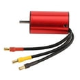 thumbnail image 2 of RC 2845 Motor, Waterproof Aluminium Alloy  Heat Dissipation RC Car Motor Red  For Driving Efficiency, 2 of 8