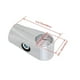 thumbnail image 2 of 4pcs Metal Drying Rack Pipe Fittings Two-way Connector 25mm Inner Dia Afortunado Sencillez, 2 of 3