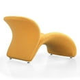 thumbnail image 2 of Manhattan Comfort Rosebud Fabric Accent Chair in Yellow (Set of 2), 2 of 6