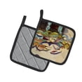 thumbnail image 2 of Caroline's Treasures JMK1259PTHD Crab tailfin Crab Pair of Pot Holders , 7.5HX7.5W, multicolor, 2 of 3