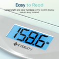 thumbnail image 4 of fuzhong-Digital Bathroom Body Weight Scale, High Precision Smart Step-on Technology, Tempered Glass, Backlit Display, Body Tape Measure, 400 lb/180 kg, 4 of 4