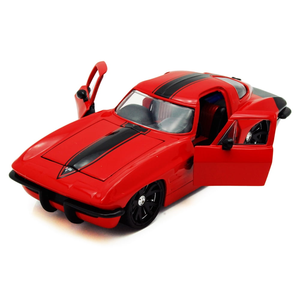 1963 Chevy Corvette Stingray, Red Jada Toys Bigtime