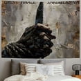 thumbnail image 2 of Orinice Institutional Critique Tapestry Wall Hanging Unique Style for Home Decor - Graphic Tapestries for Living Room, Bedroom, Apartment, Farmhouse, Dorm 60x50inch, 2 of 6