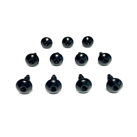 11 pc Set Dash Panel Screw Set Compatible with Jeep Wrangler YJ 1987-1995