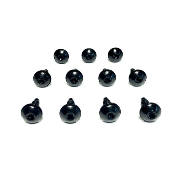 11 pc Set Dash Panel Screw Set Compatible with Jeep Wrangler YJ 1987-1995