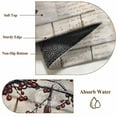 thumbnail image 6 of Area Rug for Living Room, Texas Star Vintage Non-Slip Indoor Ex Large Carpet for Bedroom/Dining Room, Red Retro Berry Beige Wooden Washable Low-Profile Rectangle Floor Runner Rugs - 8 x 10 Ft, 6 of 8