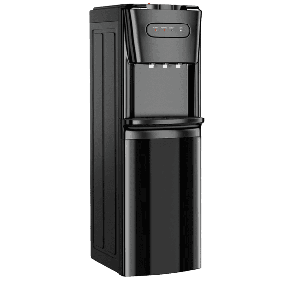 Nepsam 3/5 Gallon Bottom Loading Water Cooler Dispenser, Fast Heating & Cooling with 3 Temp for Home Office Apartment, Detachable Drip Tray, Black