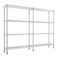 thumbnail image 3 of Ktaxon 1500LBS Heavy Duty Wire Shelving, 8-Tier Steel Garage Storage Rack, Adjustable DIY Metal Commercial Shelving for Garage Pantry Storage Organizer, 58"W x 13.8"D x 59"H, 3 of 12
