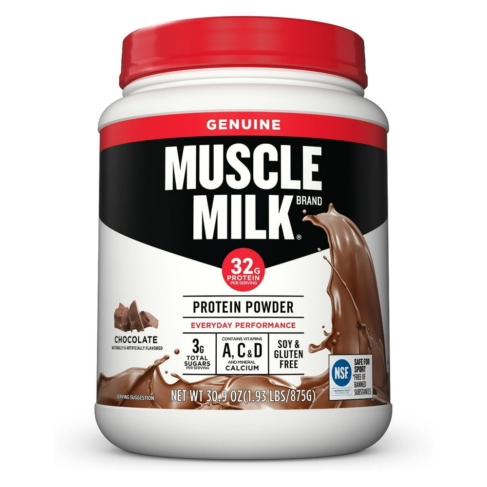 Muscle Milk 32 Grams Protein Powder Everyday Performance, Soy & Gluten