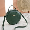 thumbnail image 3 of fankhu Retro Women Alligator PU Crossbody Bag Fashion Female Small Round Purse Simple Shoulder Handbag, 3 of 7