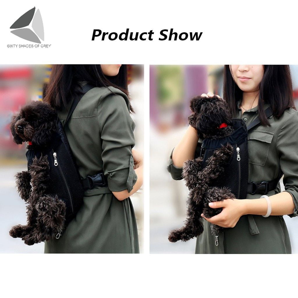 Small Pet Cat Puppy Dog Carrier Front Pack Hiking Backpack Head Legs Out US  New!
