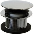 thumbnail image 4 of Westbrass 7931817LD-26 22" Bath Waste & Overflow Assembly with Linear Faceplate and Tip-Toe Drain, Polished Chrome, 4 of 8
