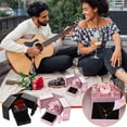 thumbnail image 1 of Xihbxyly Caja de Regalo de San Valentín con Diseño de Doble Puerta Abierta, Rosa de Jabón, Flor Eterna, Joyero, Elegante Lazo, Ideal para Romance, Joyas y Pintalabios (1 Juego), 1 of 7